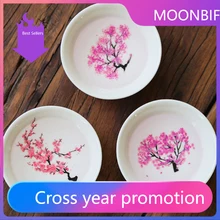 Japanese Magic Cherry Blossom Sake Cup Bowl Temperature Discoloration Color Change with Cold/Hot Water Christmas dessert plate