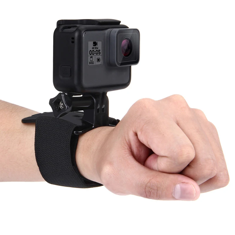Wrist Strap Mount Holder For GoPro Hero 13 12 11 10 9 8 7 6 5 4 3 SJCAM SJ4000 Insta360 AKASO DJI Osmo Action Camera Accessories