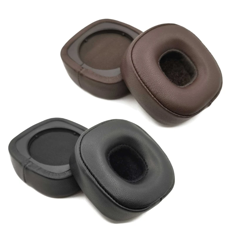 Substituição Earpads Almofadas de Couro Pele Carneiro para Marshall Major Meados Anc Fones Ouvido Fone Reparação Peças K1aa - Image 5