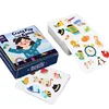 Children's Educational Logic Thinking Toy Crazy Flip Card Montessori Find Shape Animal Fruit Shadow Pairing Shape Puzzle Game 6