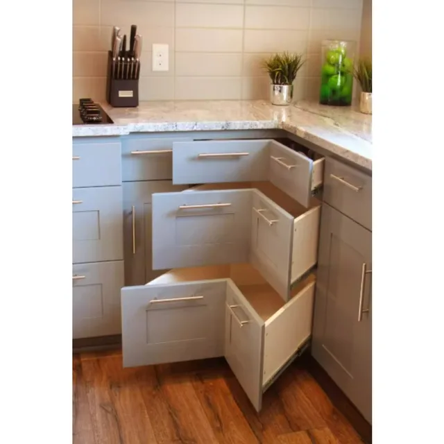 ตู้ครัวอัตโนมัติแบบไฟฟ้าพร้อมดีไซน์ทันสมัยปรับแต่งได้ตามต้องการของ PRIMA พร้อมท็อปครัวแบบยกได้ 3