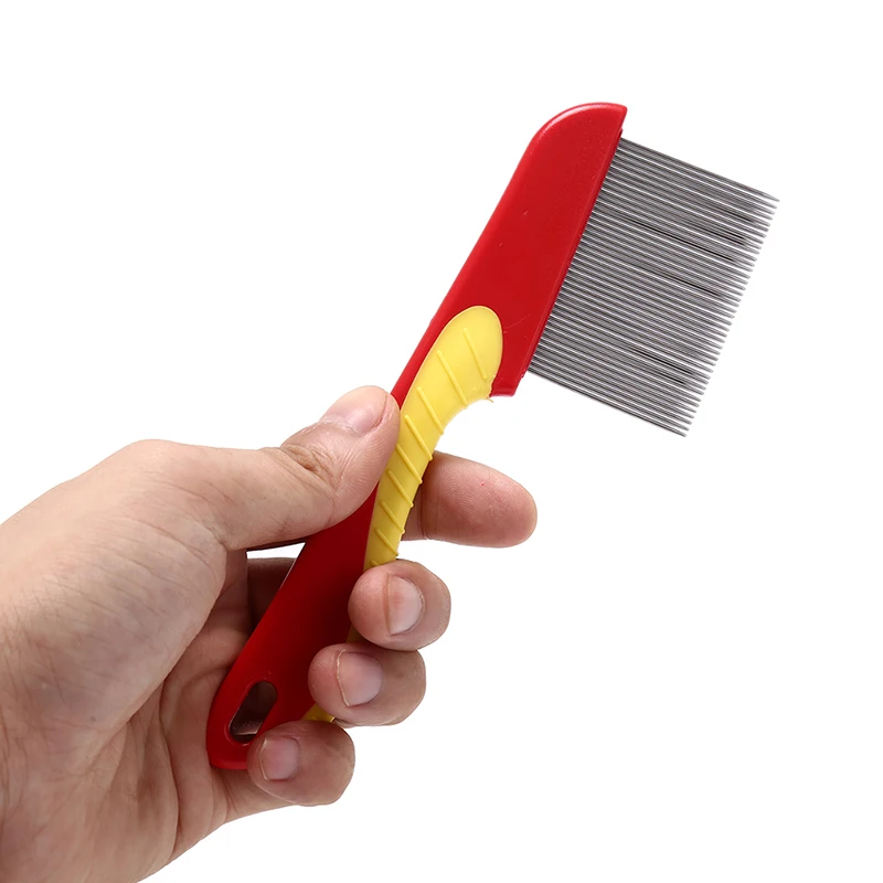 Dogs cats hair removal comb stainless steel lice comb lice flea nit hair pet cleaning tools
