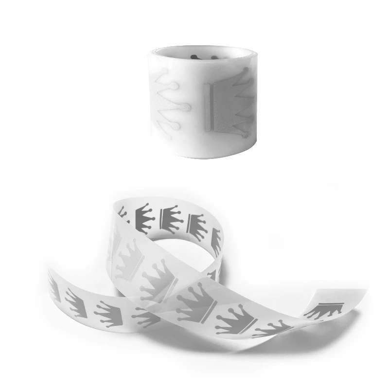 Thermal Transfer Vinyl Film Crown Reflective Tape 3X100cm Parches Ropa