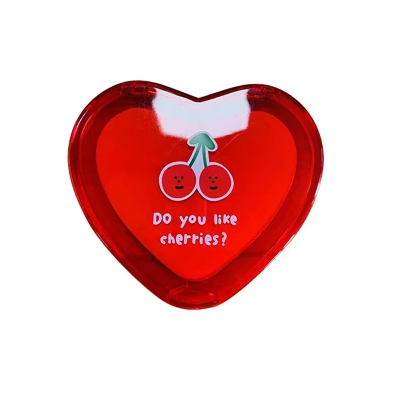 Kawaii Cosmetic Heart Hand Makeup Mirror Decorative Desk Korean Vanity Table Mirror Compact Pocket House Decoration