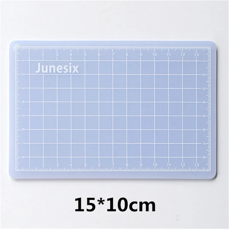 15cm×10cm Translucent PVC Cutting Mat Artist Rubber Stamp Manual Carving Pad Tool Double-Sided Self-Healing Sculpture Board a1 60cm×90cm double sided self healing plate pvc cutting mat patchwork pad artist manual sculpture tool home carving scale board