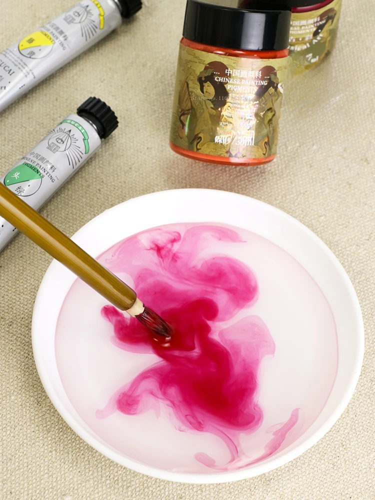 루벤스 고대 색상 한족 시리즈 중국 회화 안료, 초보자 중국 회화 작품, 예술적 안료 제작, 12 ml, 30ml