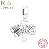 FC Jewelry Fit Original Charm Bracelet 925 Silver Mommy of Angel Blue Ribbon Pregnancy Loss Awareness Bead For Making Berloque 4