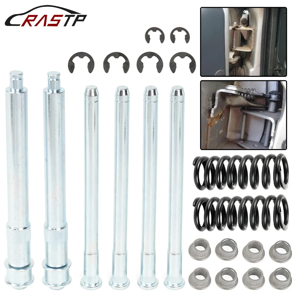 NewFrontDoorHingeRollerPinandBushingKitWithDoorHingeSpring