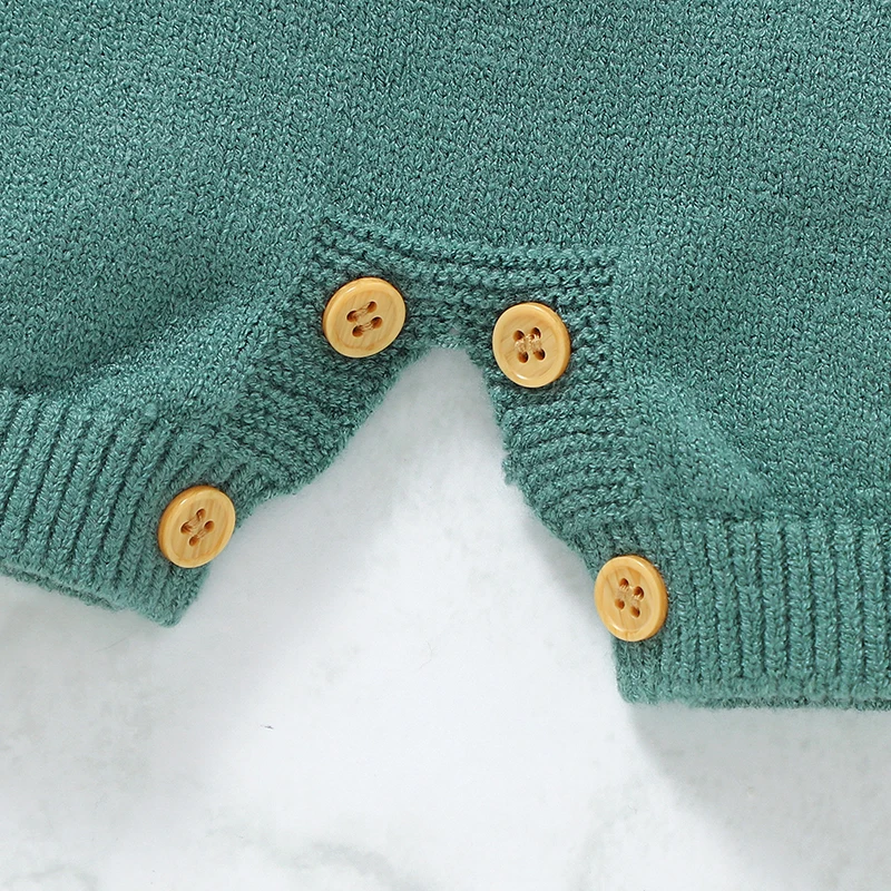 Summer Knit Baby Romper 4