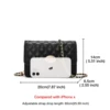FOXER Women Leather Shoulder & Crossbody Bag Lady Classic Small Chain Bag Gift for Wife, Girlfriend 2