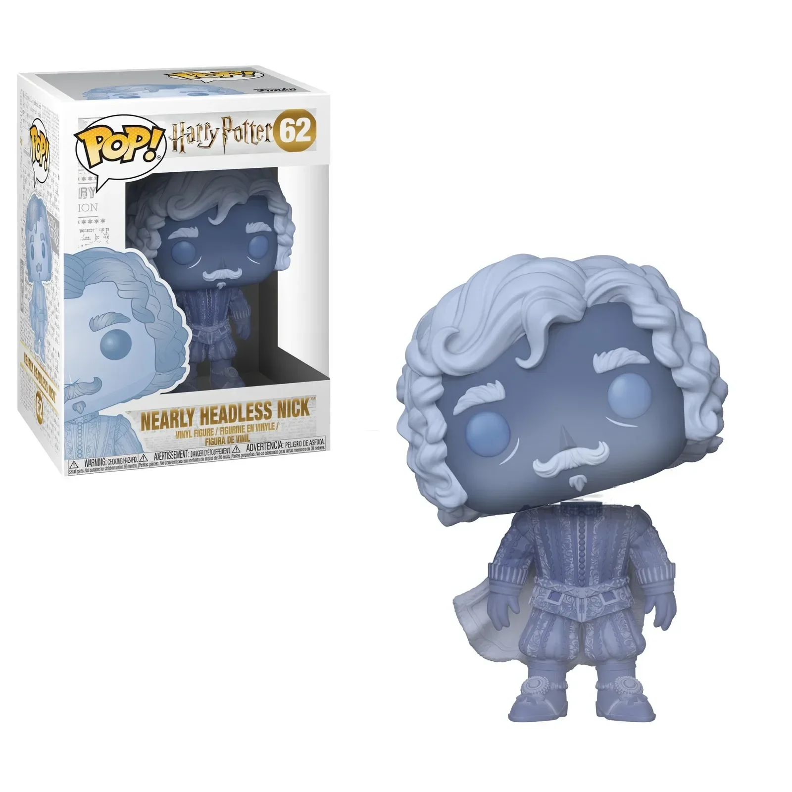 thumbnail image 4 of FUNKO POP Wizarding World NEARLY HEADLESS NICK 62# BRILLA EN LA OSCURIDAD Figura de vinilo Colección Modelo Juguetes para niños Regalo, 4 of 5