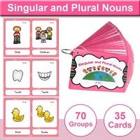 Montessori English Grammar Learning Cards Vocabulary Building Words Teacher Teaching Materials Kids Classroom Educational Toys 2