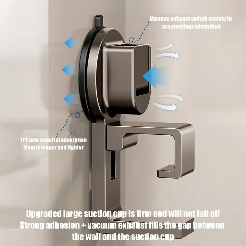 Suction cup hook wall mounted washbasin storage hook bracket,bathroom basin storage rack bracket,space saving plastic