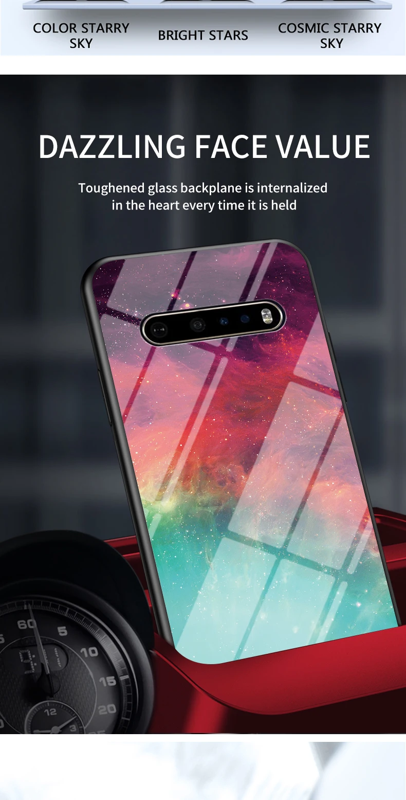 Luxury Mirror Tempered Glass Phone Case For Lg G8 Thin Case_voghion.com