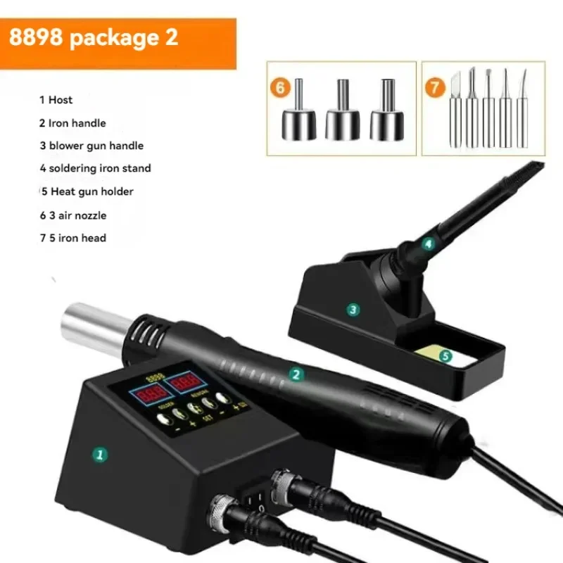 Intelligent constant temperature electric soldering table 2-in-1 mobile phone motherboard maintenance welding tools 2