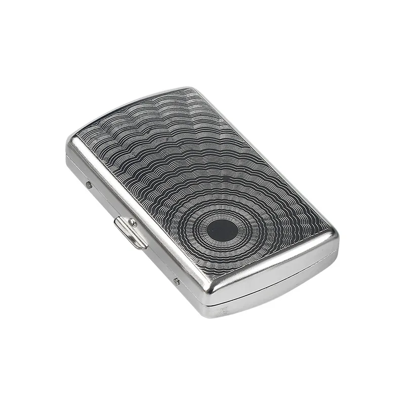 Sleek Metal Cigarette Storage Case - Elegant, Durable, and Portable Anti-Pressure Outdoor Smoking Box