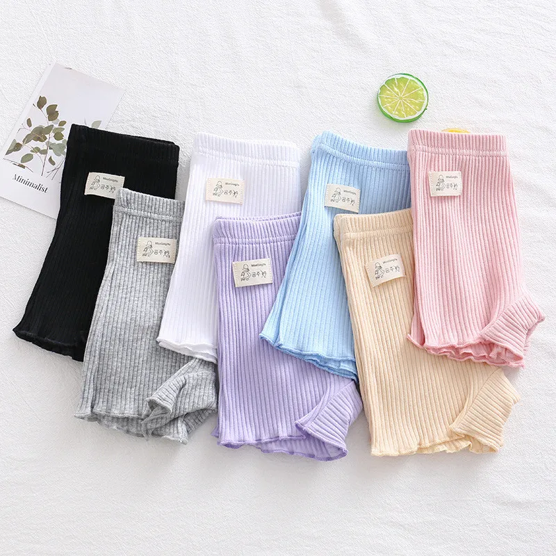 Cotton Girls Safety Pants Kids Short Pants Underwear Children Summer Shorts Underpants For 2-9Years Old