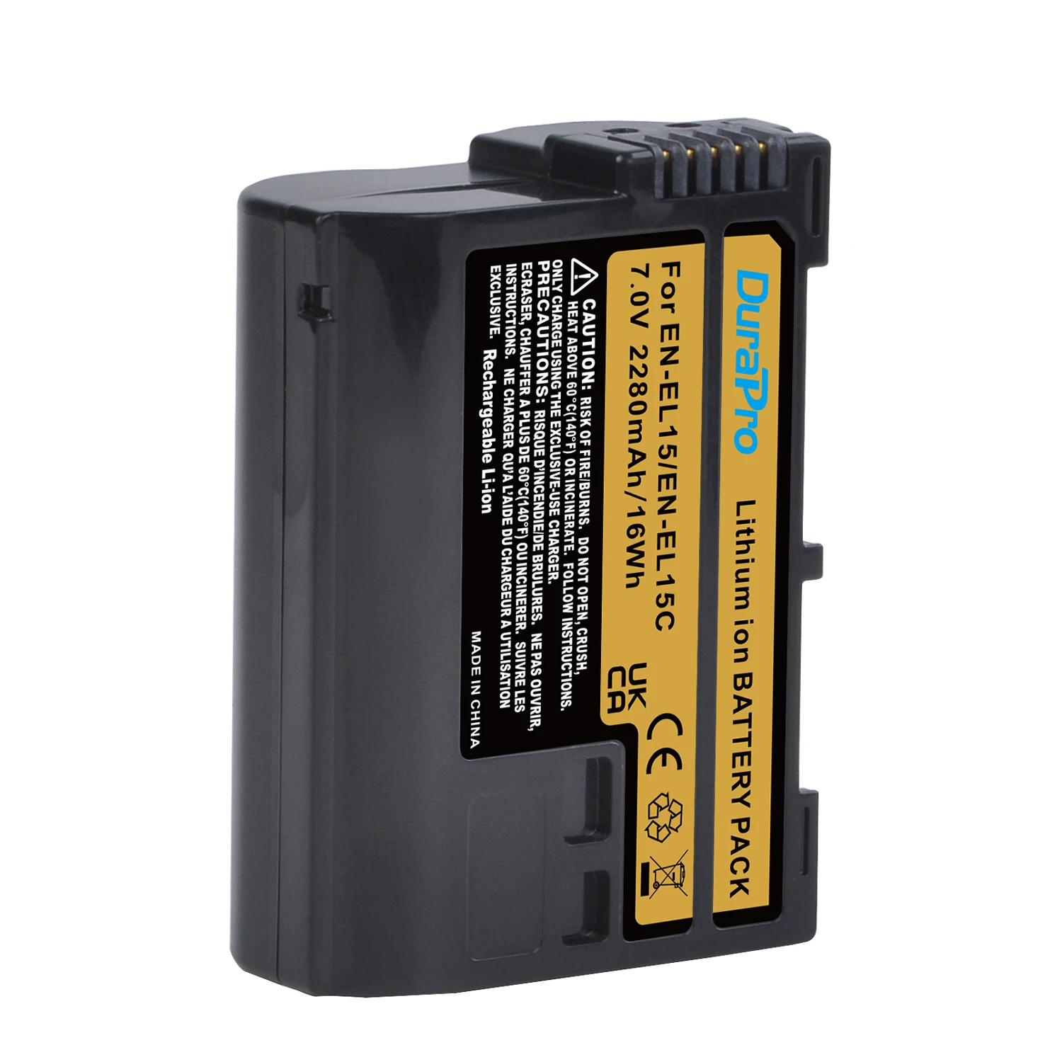 2280mAh EN-EL15C EL15C EN EL15 Battery ENEL15C Bateria +Charger for Nikon Z5 Z6 Z6 II Z7 Z7II Z8 D780 D850 D7500 D500 D600 Parts