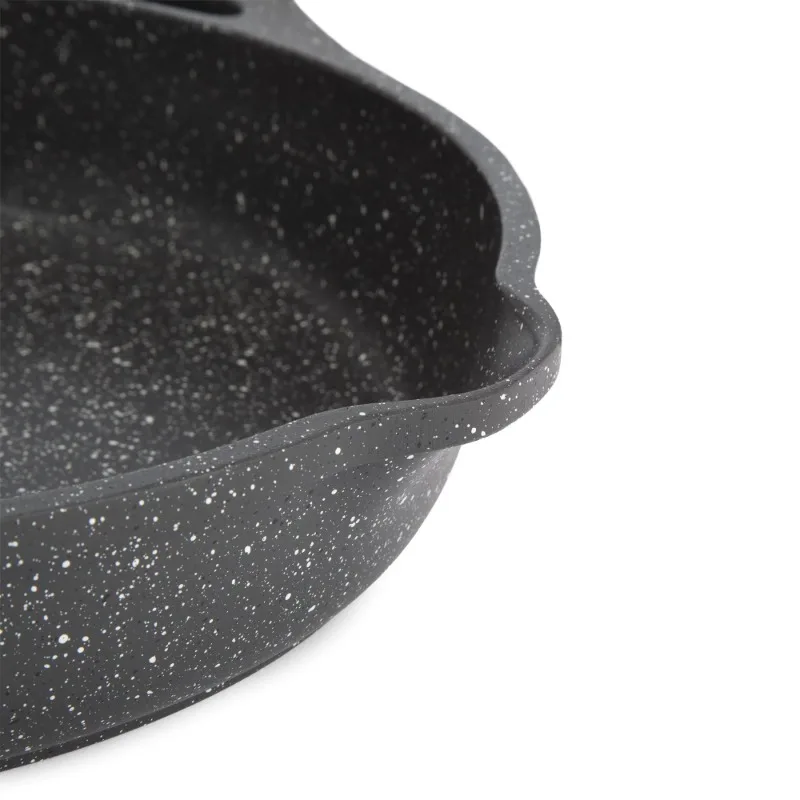 Charcoal Speckle 2-Piece Prairie Signature Cast Aluminum Fry Pan