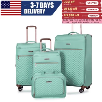 Travelhouse 4-Piece Softside Luggage Set 1