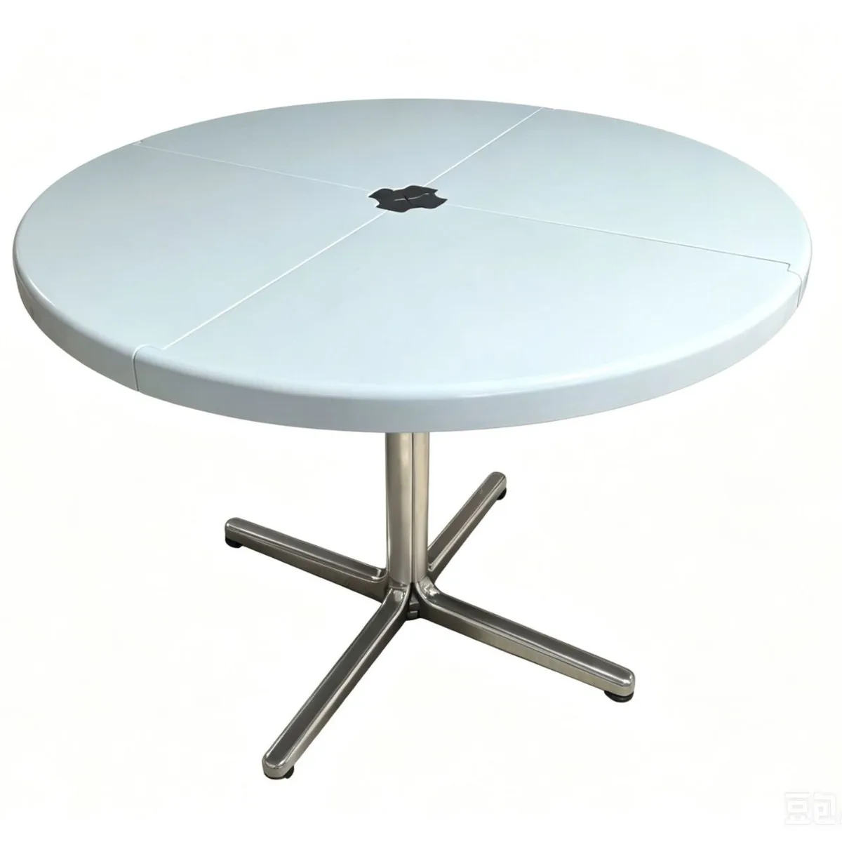 Multifunctional Household Folding Coffee Table Small Living Room round Plastic Dining Table for Restaurant Space-Saving Furnitur
