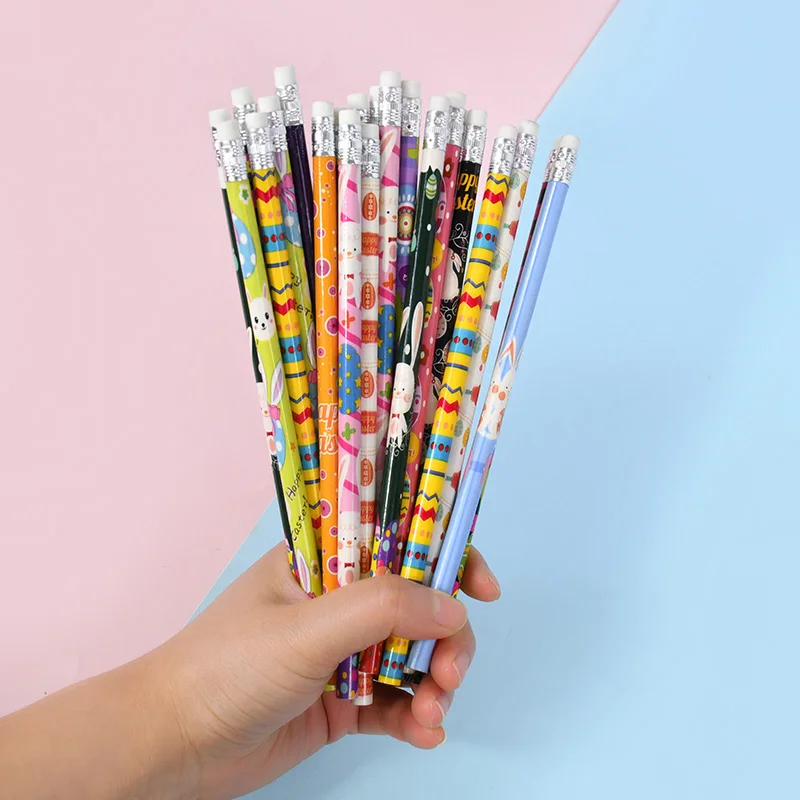 Easter Rabbit Wood Pencils 3