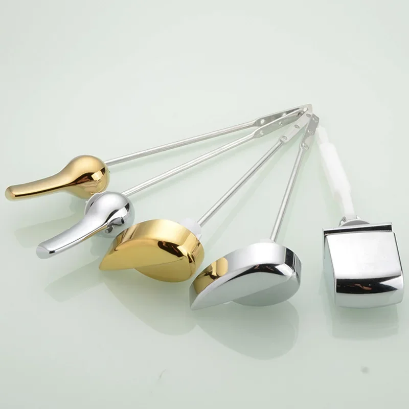 Universal Old One-piece Toilet Flush Lever Single Button Side Front Wrench Installation Tank Replacement Flush Switch
