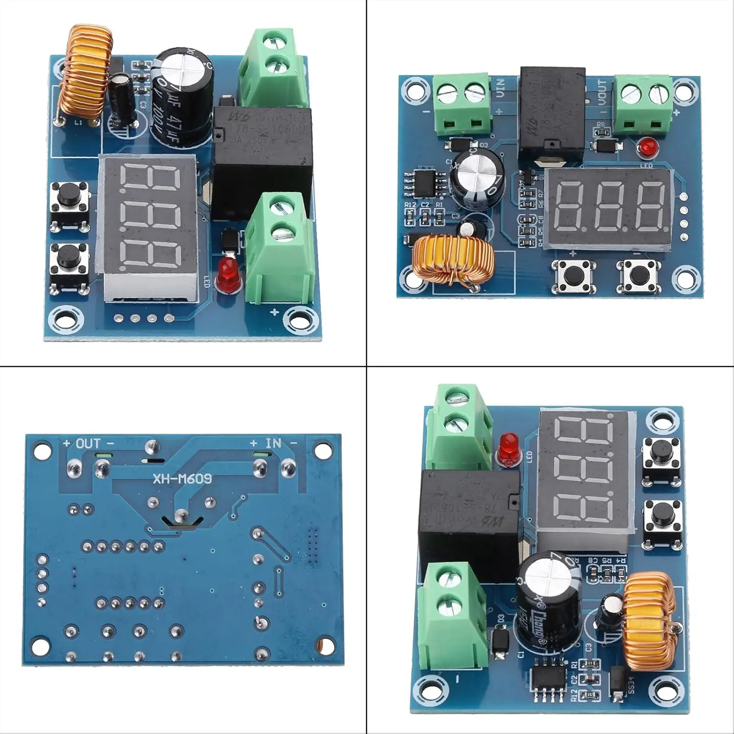 Solar Charge Controller 12V 24V 36V Battery Low Voltage Protection Board DC Charge Digital Module Solar Battery Equalizer Balancer Controller