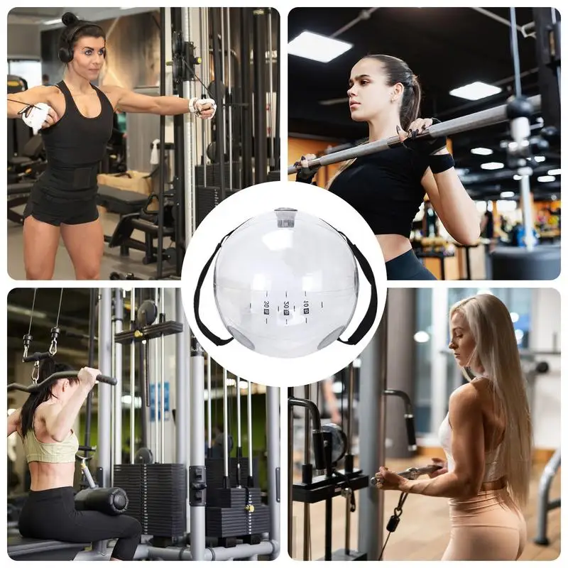 Water Bag Training Baseball Adjustable Water Training Bag With Handle Home Gym Workout Equipment Portable Aerobic Exercise Core