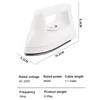 JIQI Mini Portable Electric Irons Craft Hot Fix Rhinestone Iron Clothes Garment Flatiron Travel Dry Ironing Machine Baseplate EU 6