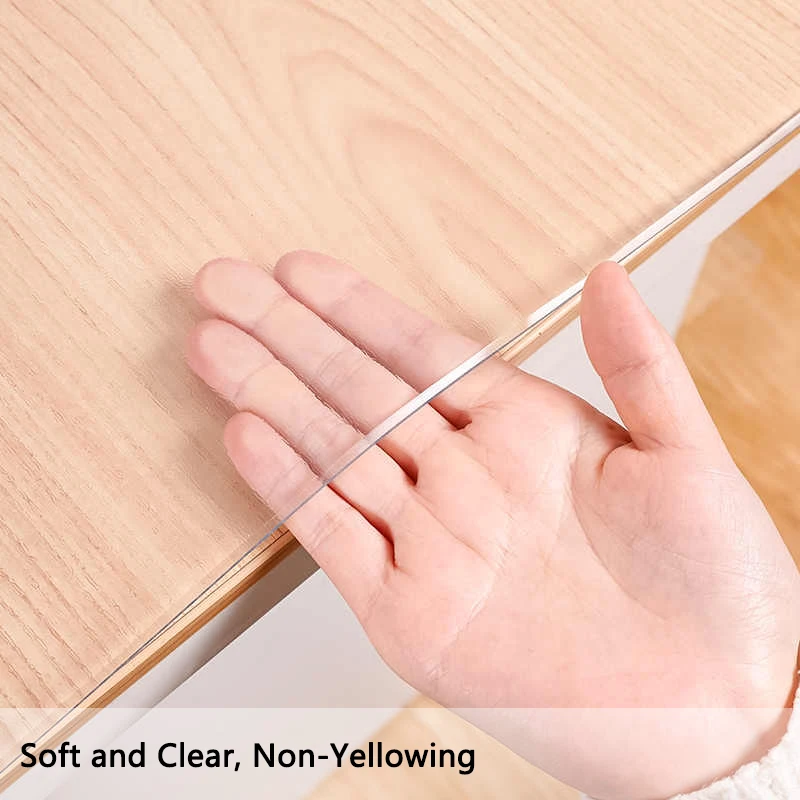 PVC Waterproof Tablecloth – Non-Slip, Oil-Resistant, Scratch-Resistant, Easy to Clean, Ideal for Dining Tables and Desks 3
