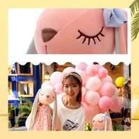 45CM Kawaii Long Ear Rabbit Plush Toy Baby Sleep Comfortable Doll Plush Animal Toy Children Boys and Girls Sleep Companion 2