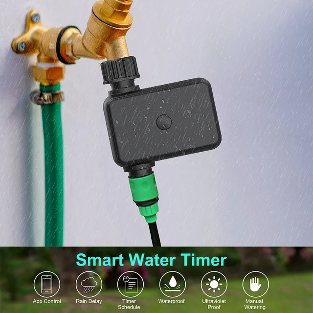 1-way WIFI/Bluetooth Compatible Timer Automatic Programming Garden Watering Controller Drip Irrigation System US EU UK AU Plug 6