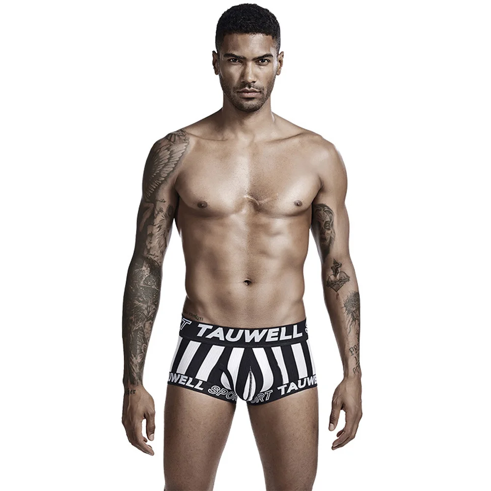 New Men's Boxer Briefs Cotton Medium and Low Waist Men's Underwear Cotton Underwear Manufacturers A Hair