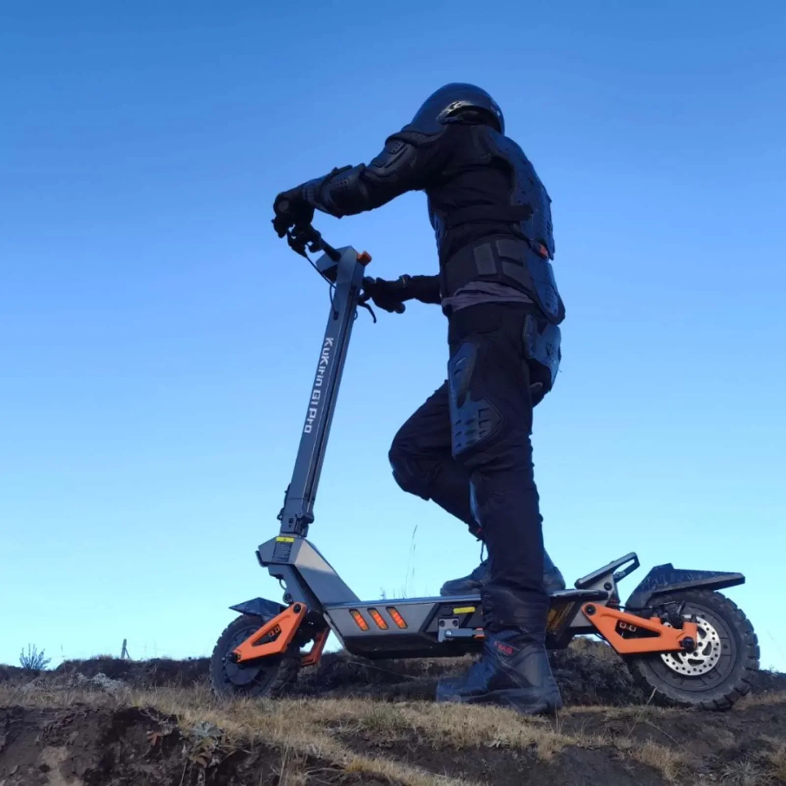 Adult Electric Scooter 48v 20ah max speed 55km/h 10 inch off-road tyres foldable escooter kukirin G1 pro peak 2200w dual motor