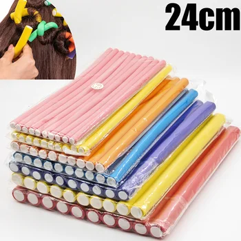 10pcs Heatless Curling Rods
