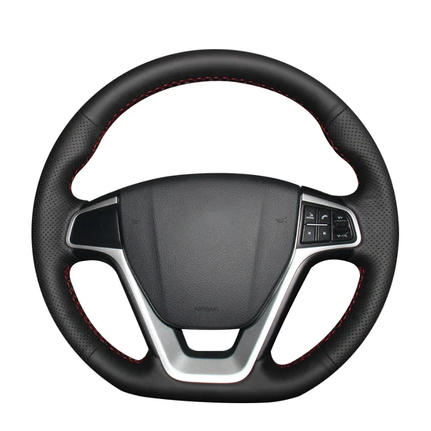

Черная искусственная кожа Ручное шитье для Geely Emgrand X7 Sport 2016-2019 Emgrand GL 2017-2019 Emgrand GT