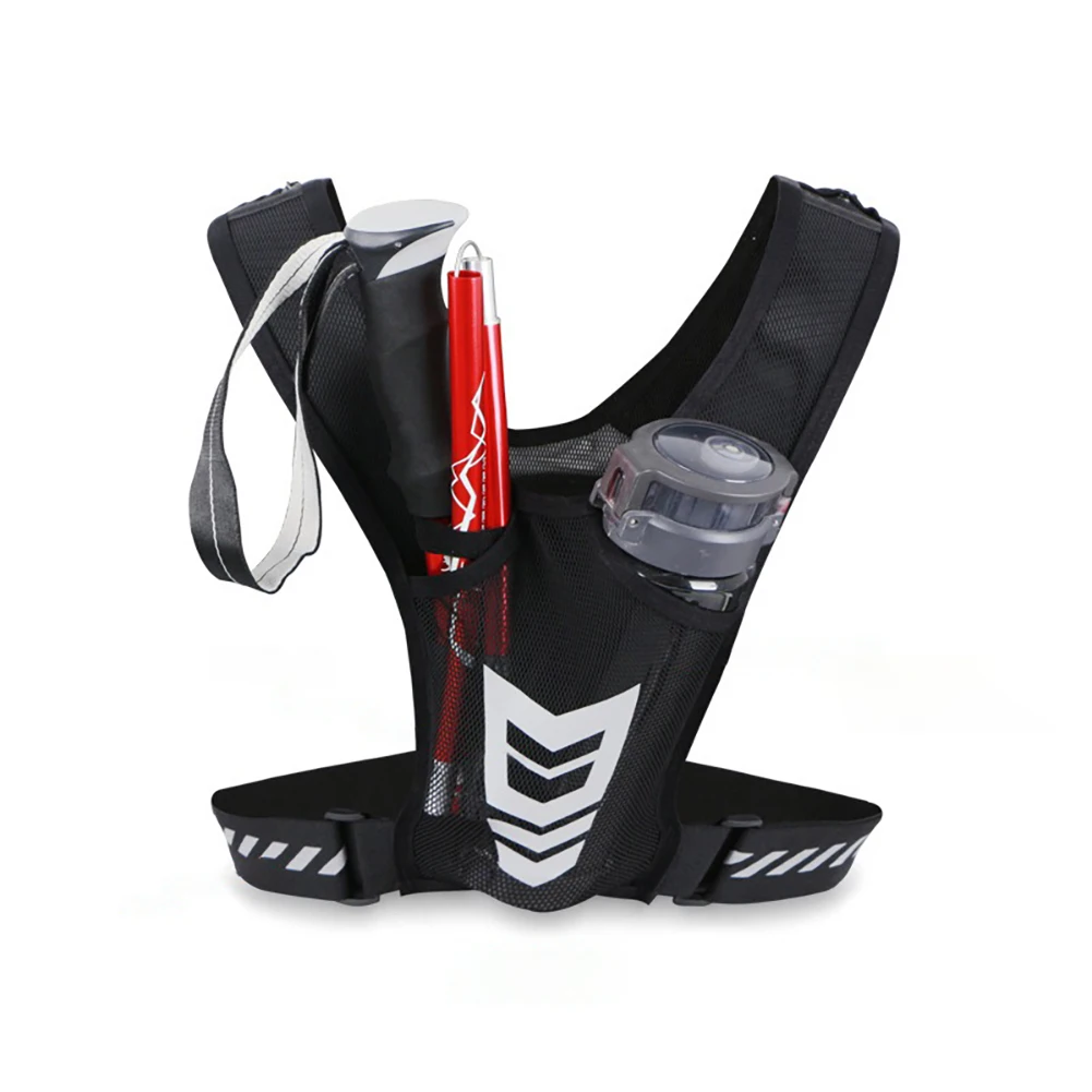 Running Vest Chest Phone Holder Reflective Running Waist Pack Training Workout Gear for Men Women Cycling running phone holder