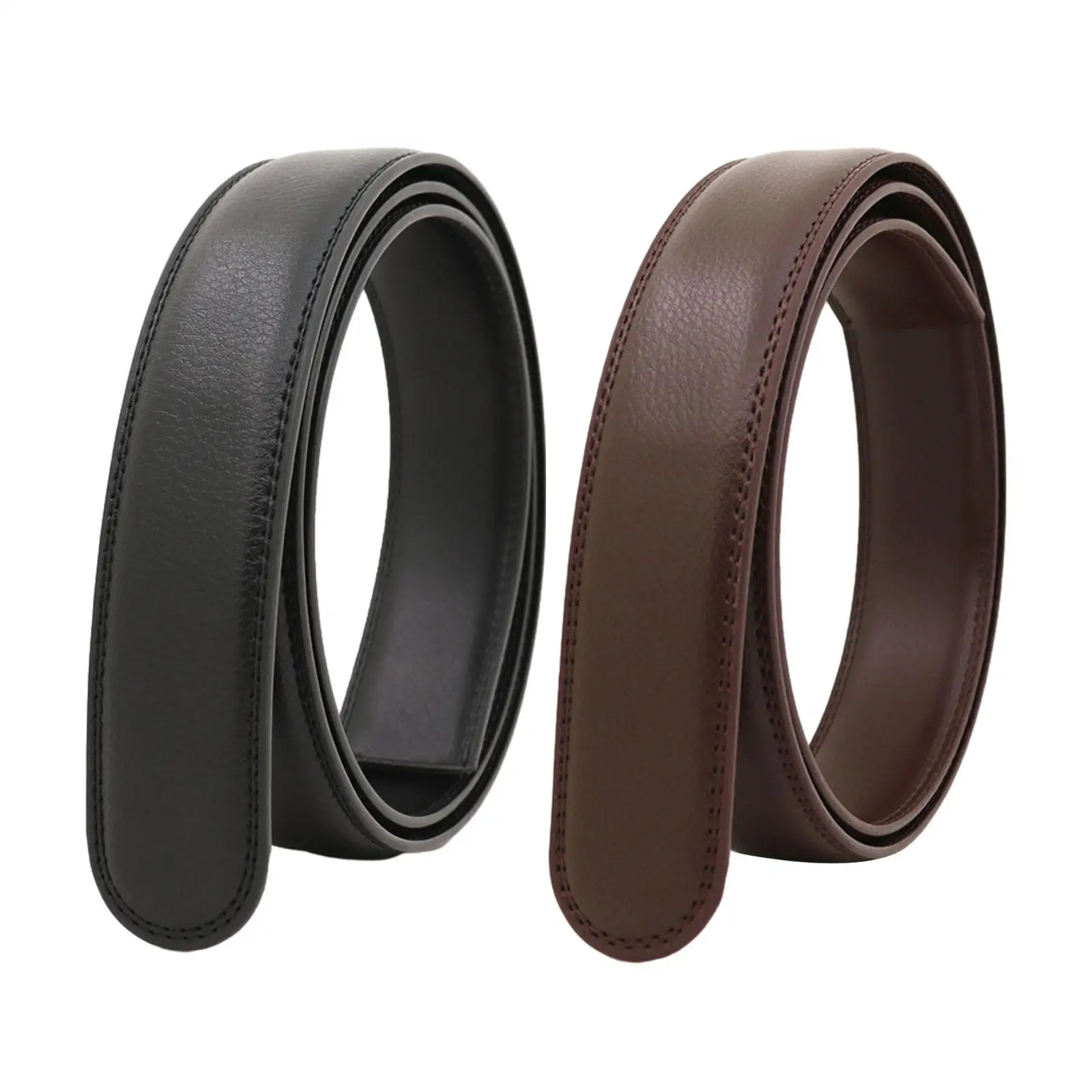 

Belt Strap No Buckle Ratchet Belt Strap Only Comfortable Fashion Casual Men Waist Belt Automatic Belt Strap for Events Street