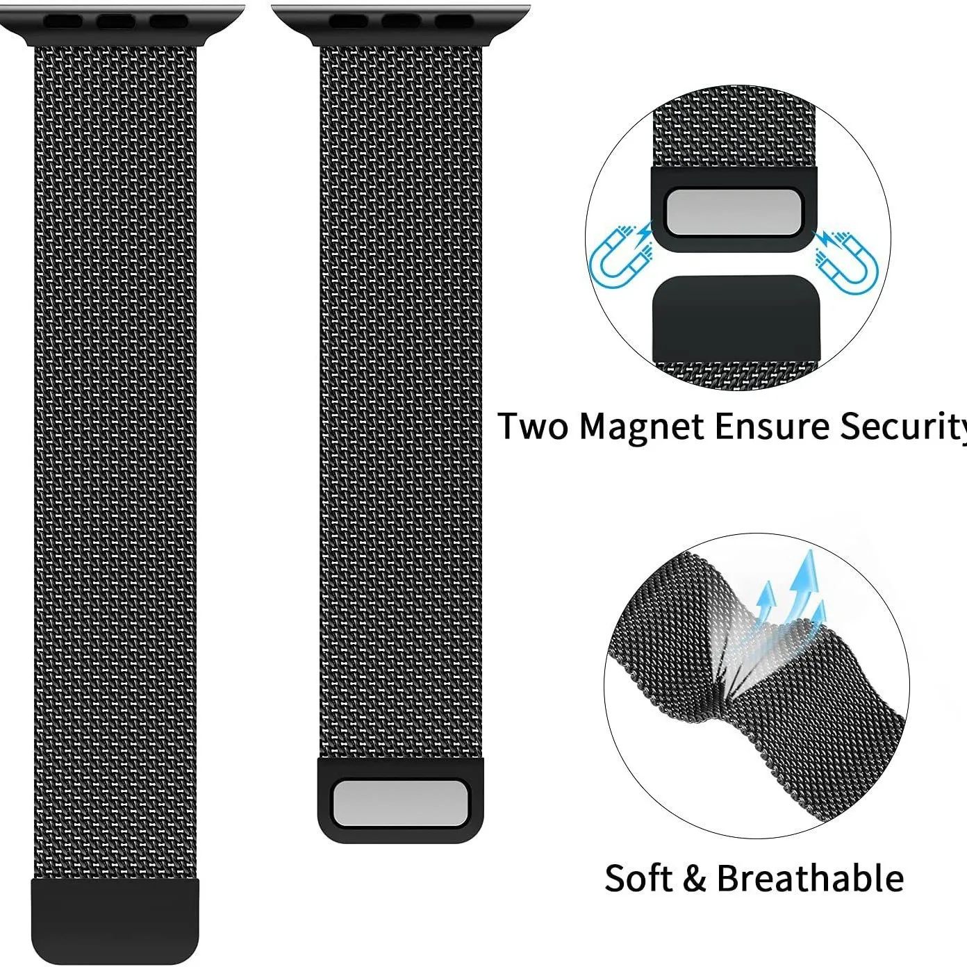 Milanese Loop Magnetic Bracelet Strap