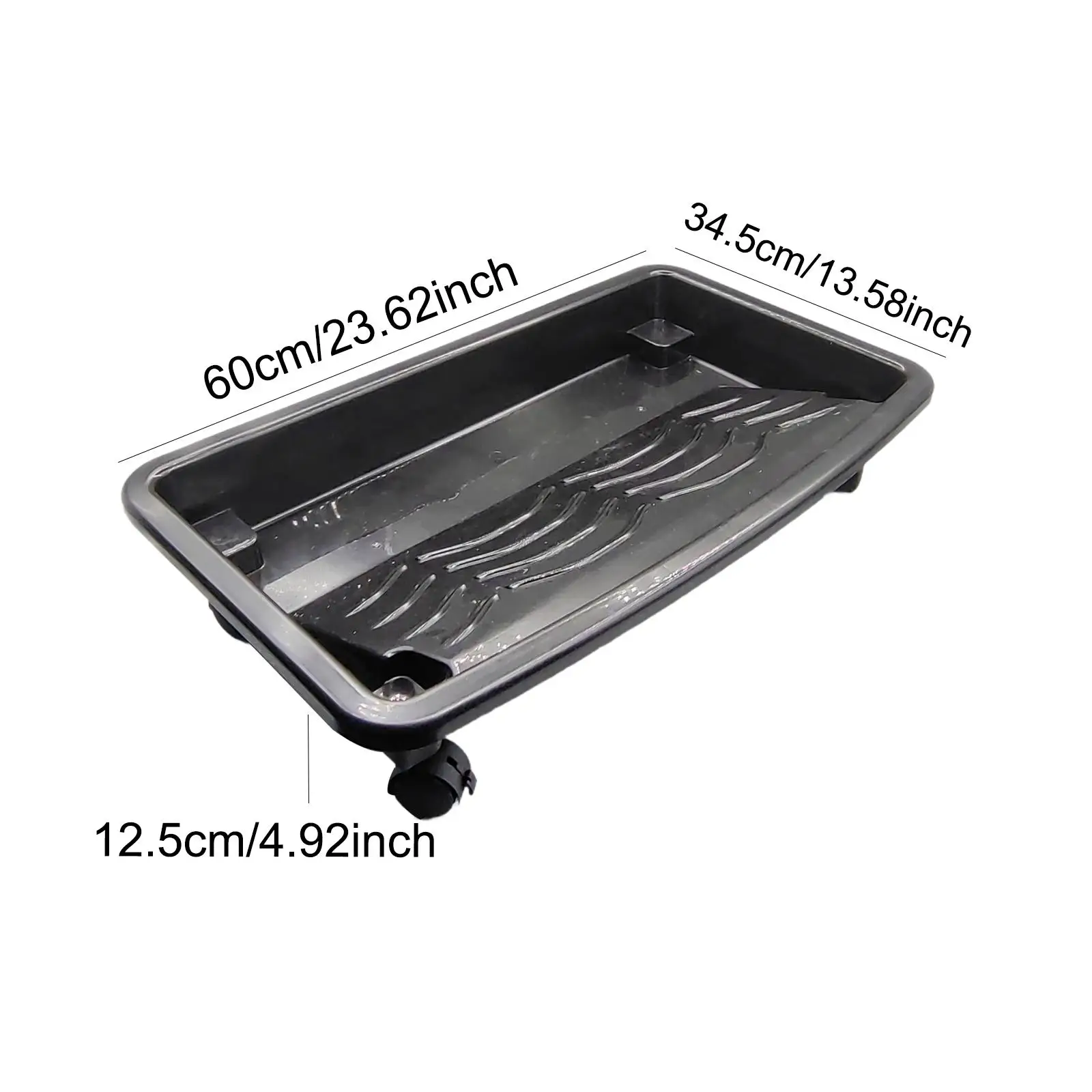Paint Roller Tray with Wheels Construction Wall Decor Paint Tool