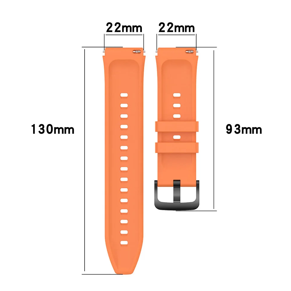 22mm Silicone Band Strap for Xiaomi Mi Watch Color Replacement Bracelet Breathable Lightweight Sports Bands For Watch Accessory 