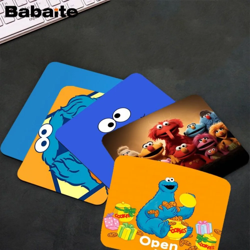 S-Sesame Street Mousepad Ins Tide Small Office Student Gaming Addensato Grande Blocco Per Scrivere Cuscino Antiscivolo Tappetino Per Mouse