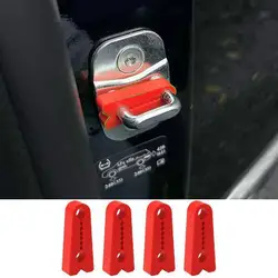 Car Door Lock Silicone Cover and Noise Reduction Pad - 4 - Pack Anti - Collision Protector (C)