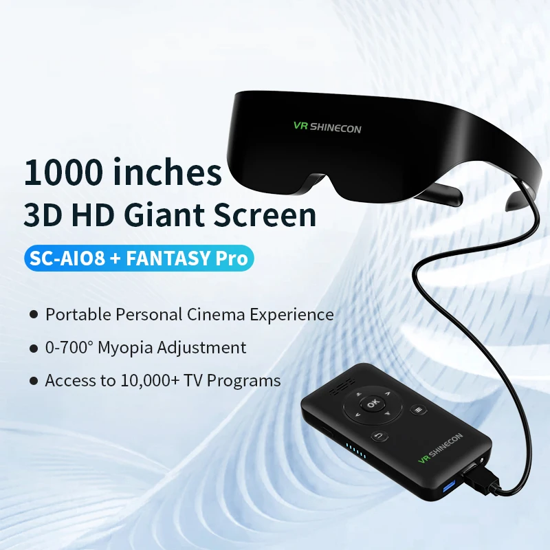 VR shineccon SC-AI08 Pro XR Smart Glasses All-In-One 3D Glasses