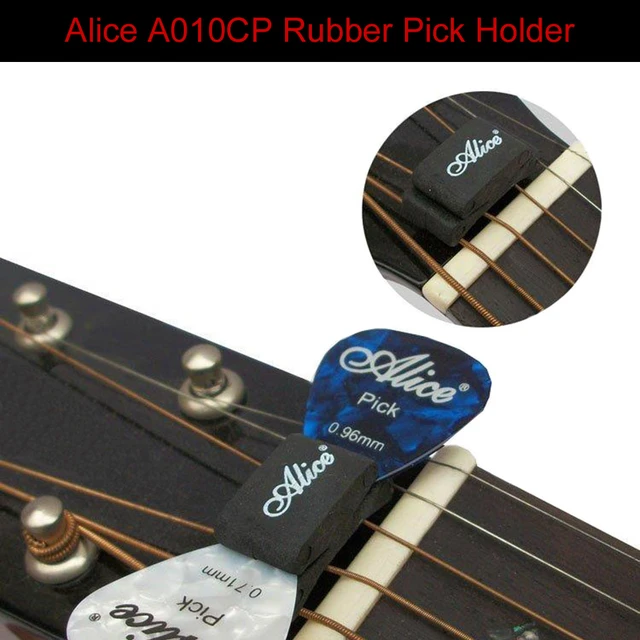 Alice-Porte-médiator en caoutchouc noir, stock de sauna pour JEBass  Ukelele, instruments de musique, prix de gros, 5 pièces - AliExpress