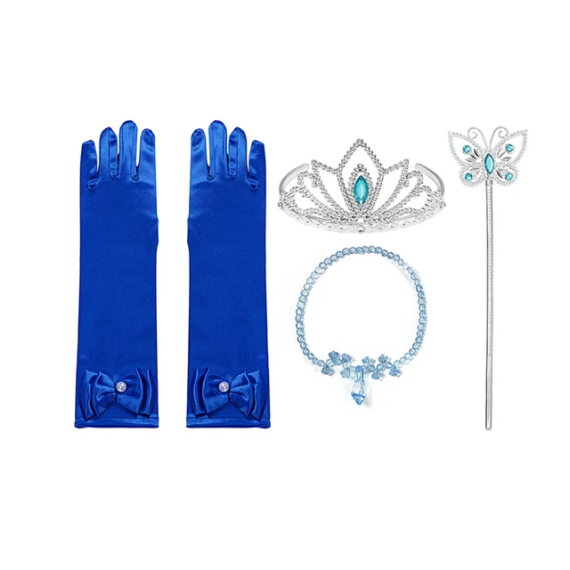 Accessoires De Costume De Princesse Disney Cendrillon Pour Filles, Couronne  Baguette Magique, Collier, Boucles D'oreilles, Ensemble De Bijoux, Robe,  Perruque, Sac De Tresses - Chapeaux - AliExpress