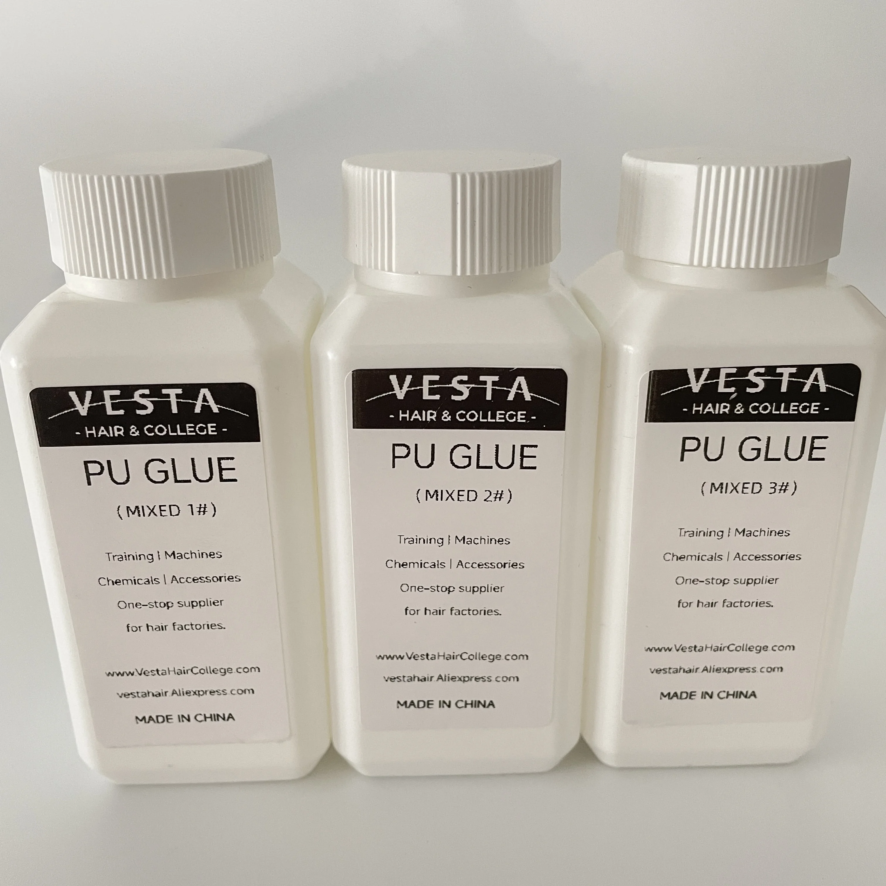 Botol MINI PU ผสมกาวพร้อมสำหรับทำเป็นเทปต่อผม toupee Topper 1
