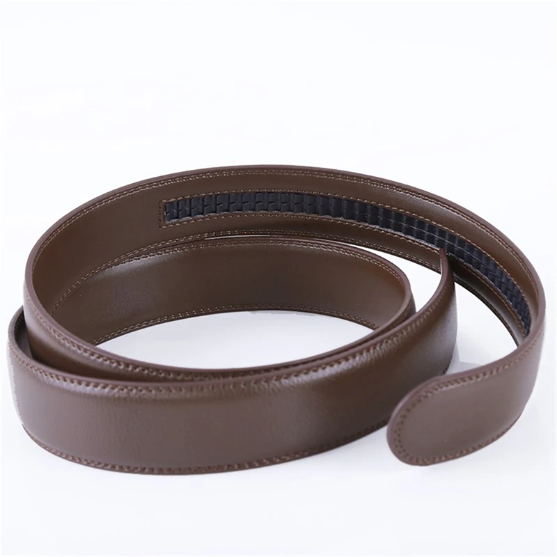 Automatic Men's Belt Replacement Strip Without Buckle_voghion.com