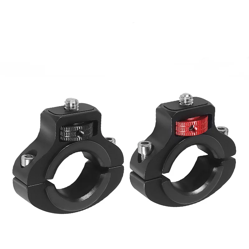 Pince Double Super Crabe à Rotation 360° Pour Guidon Moto - Support Caméra Action GoPro/Insta360